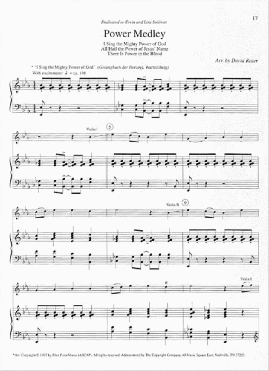 Hymns and Classics for Violin Violin Solo scores gallery preview page 2