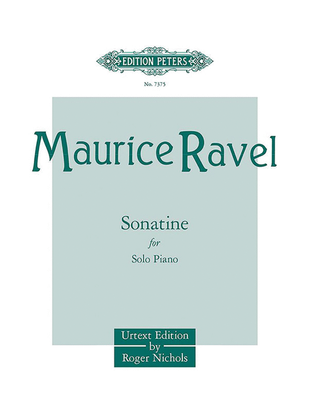 Book cover for Sonatine for Piano