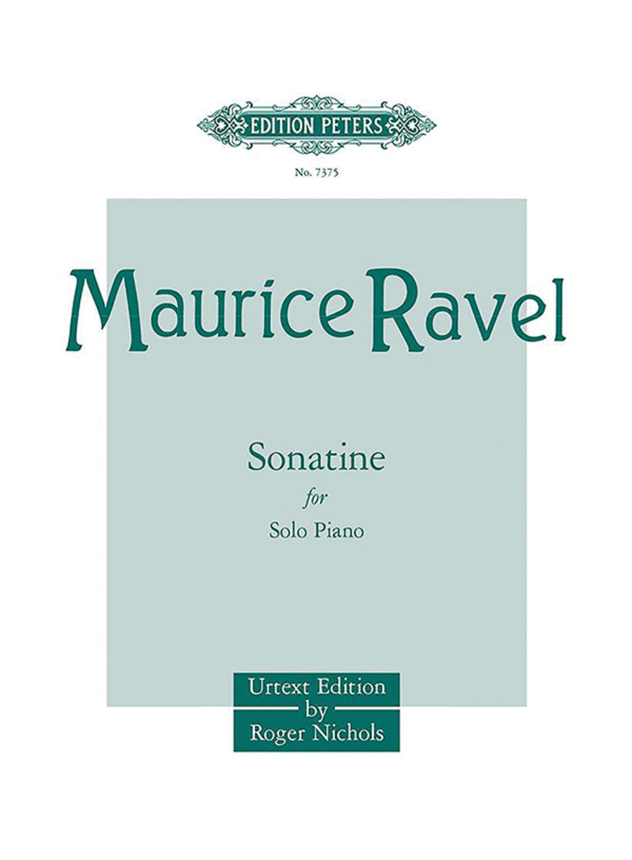 Sonatine for Piano Sonatine for Piano Piano scores gallery preview page 1