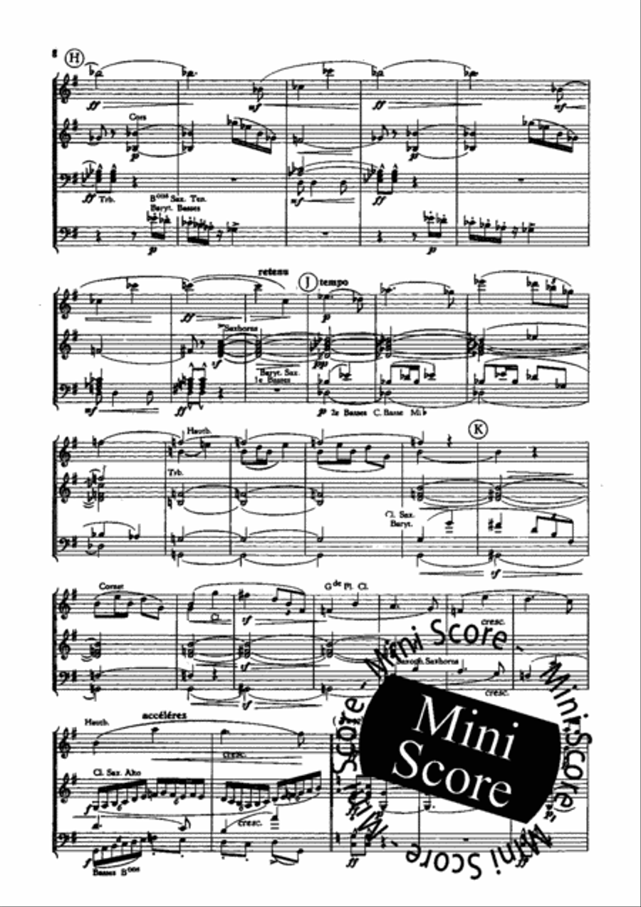 Le Bourg en Fete Concert Band scores gallery preview page 9