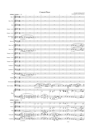 Book cover for Morceau Symphonique pour Trombone (Concert Piece) Guilmant op. 88 for Orchestra