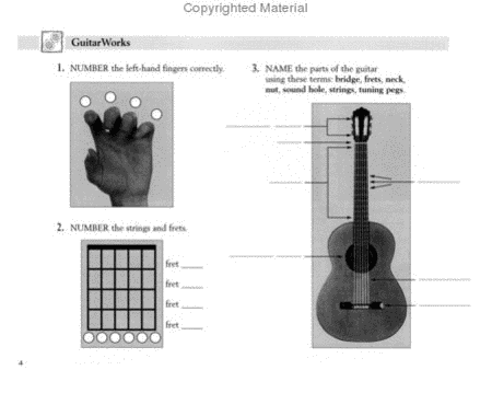 The FJH Young Beginner Guitar Method, Theory Activity Book 1