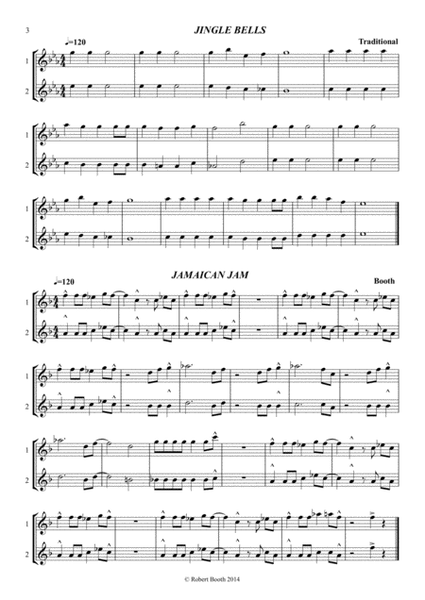 Jingle Bells - "jazz" (Flute trio and duet versions)