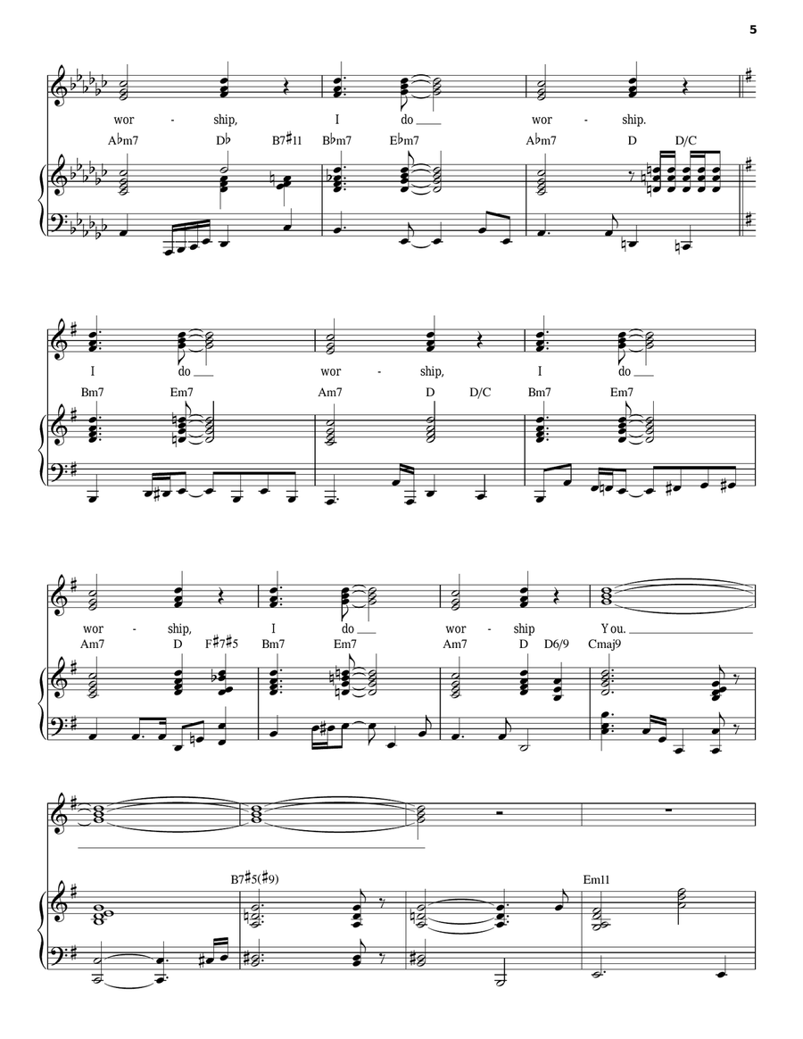 I Do Worship Acoustic Guitar scores gallery preview page 5