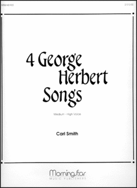 Four George Herbert Songs
