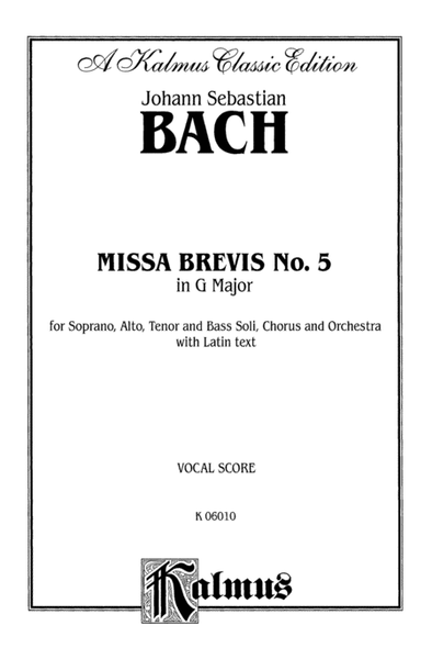Missa Brevis in G Major
