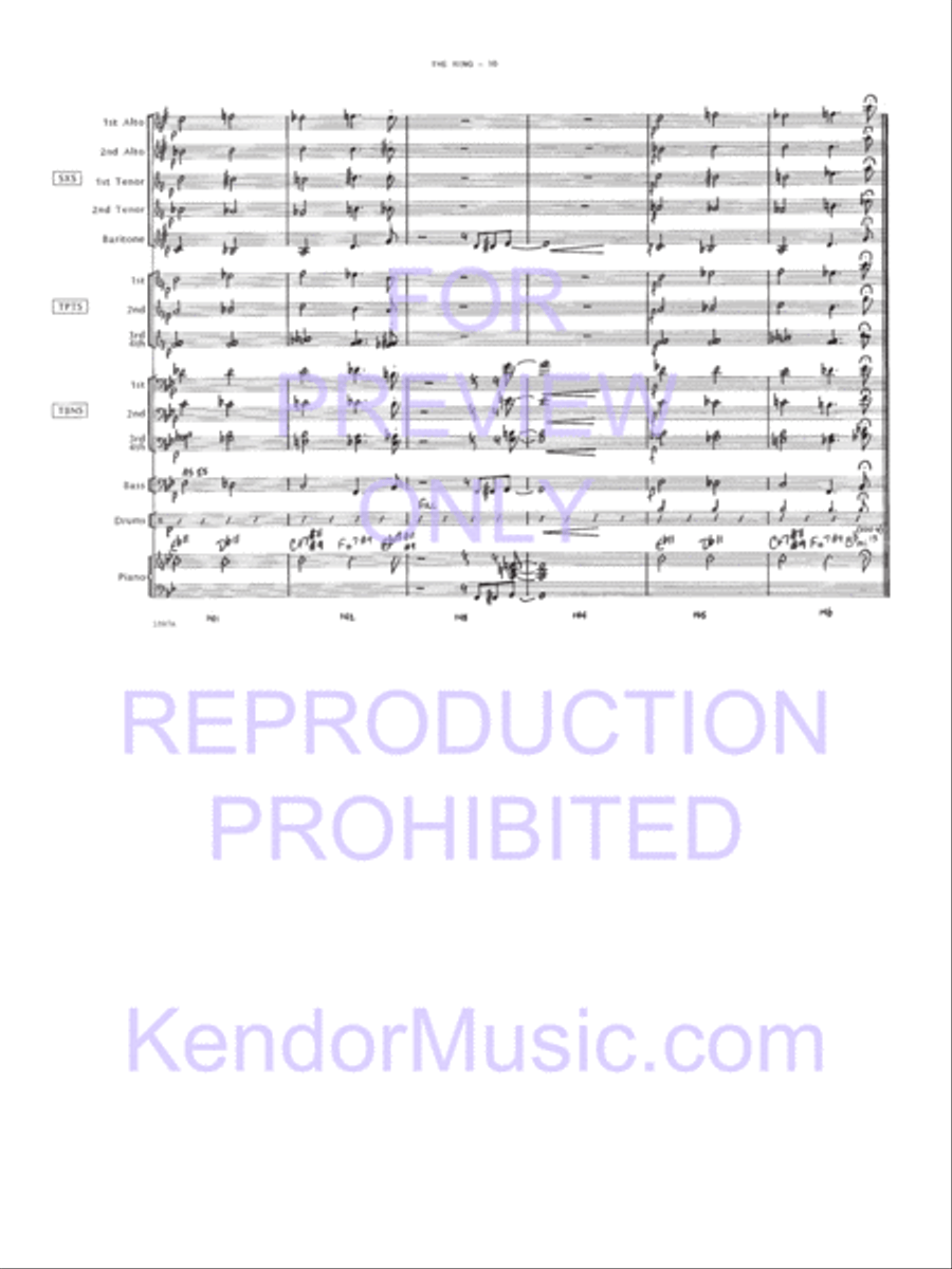 Ring, The Jazz Ensemble scores gallery preview page 11