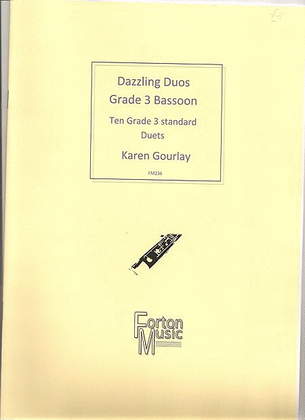 Book cover for Dazzling Duos Grade 3 Bassoon