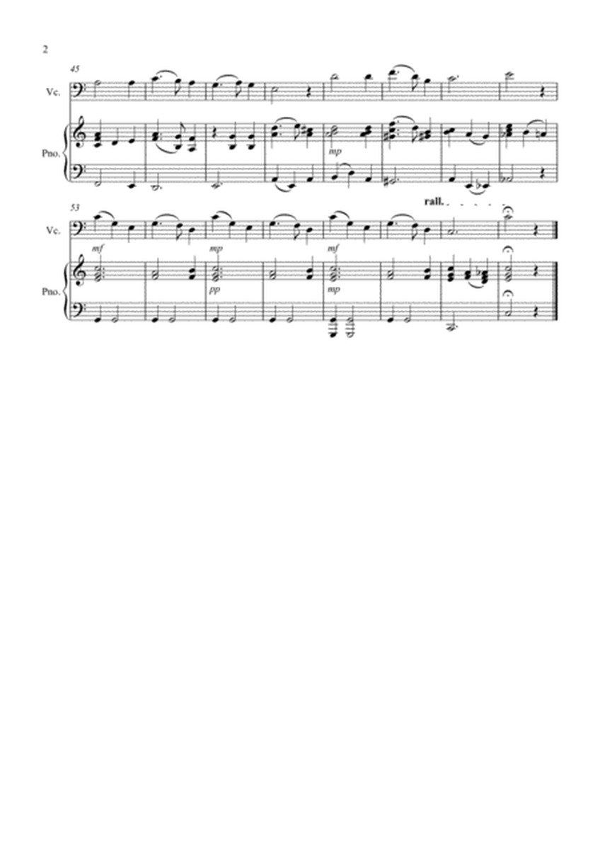 Silent Night for Cello and Piano image number null