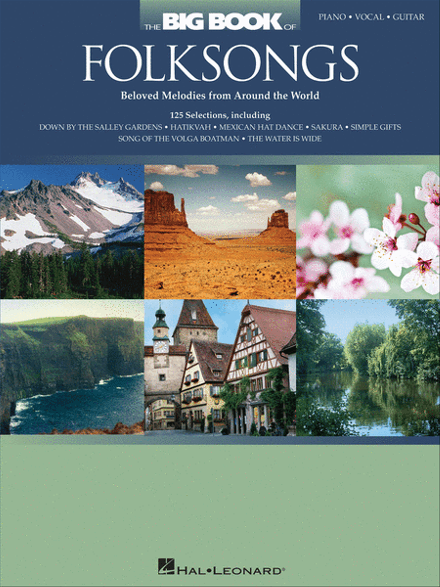 The Big Book of Folksongs Piano, Vocal, Guitar scores gallery preview page 1