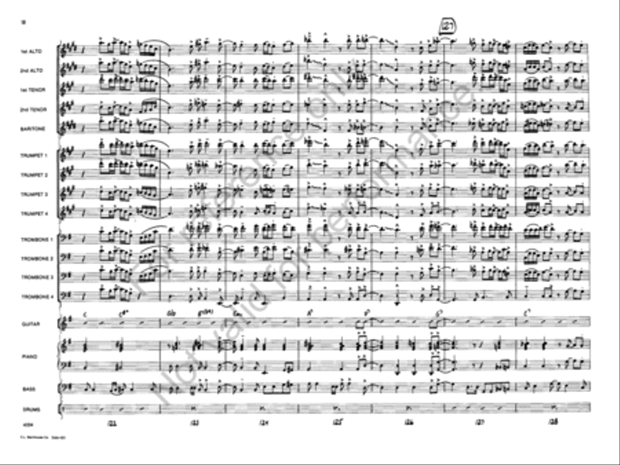 Gospel John Jazz Ensemble scores gallery preview page 18