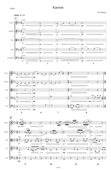 Karenin - Tone Poem for String Orchestra image number null