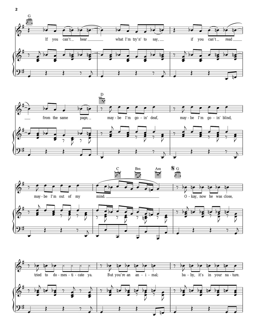 Blurred Lines Blurred Lines Acoustic Guitar scores gallery preview page 2