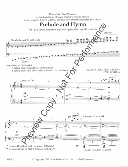 Prelude And Hymn image number null