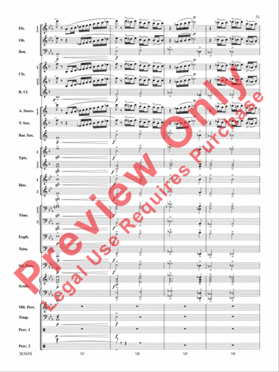 Crossroads to the Future Crossroads to the Future Concert Band scores gallery preview page 32