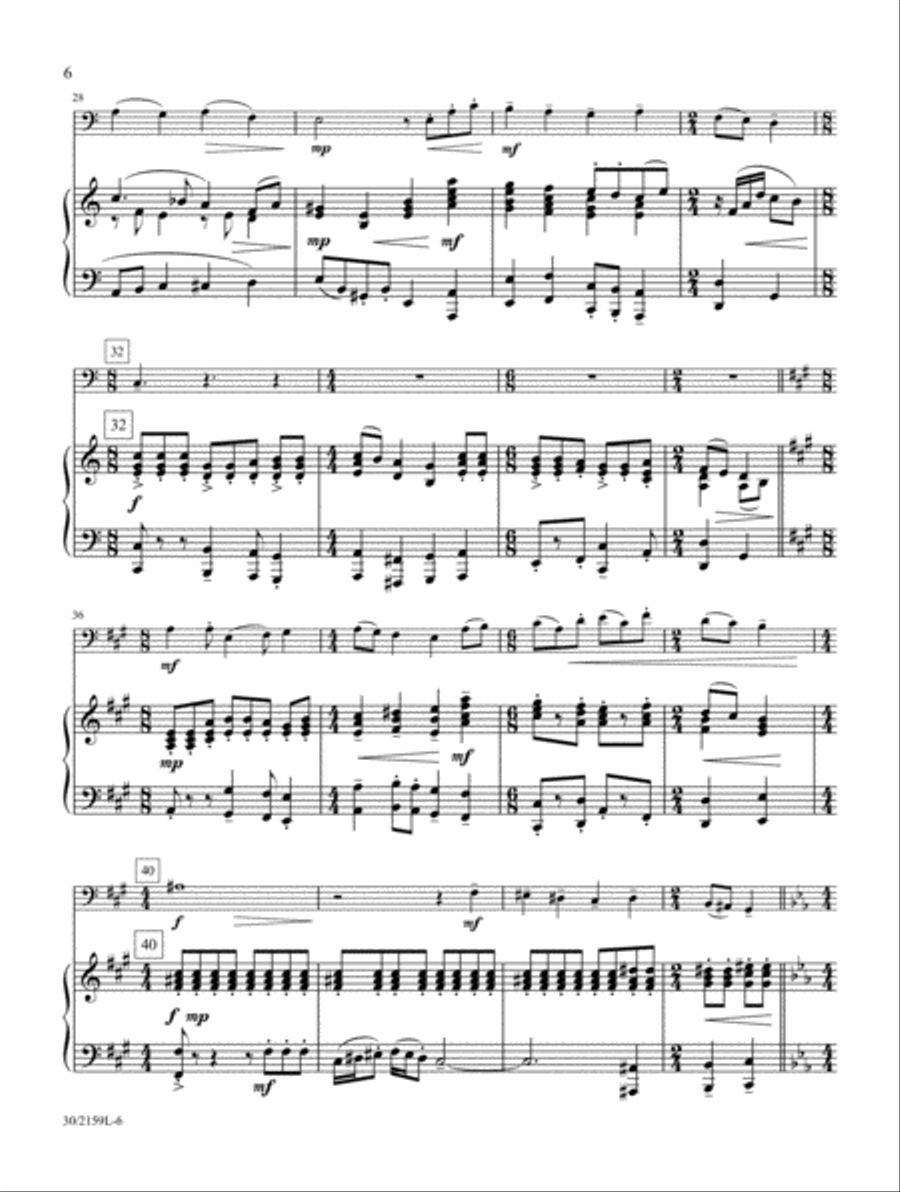 Trombone or Euphonium Solos for Worship Euphonium scores gallery preview page 4