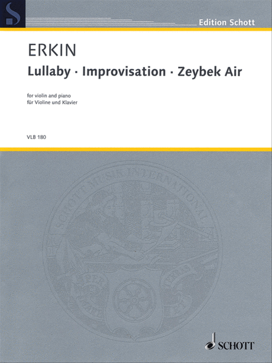 Lullaby • Improvisation • Zeybek Air Violin Solo scores gallery preview page 1
