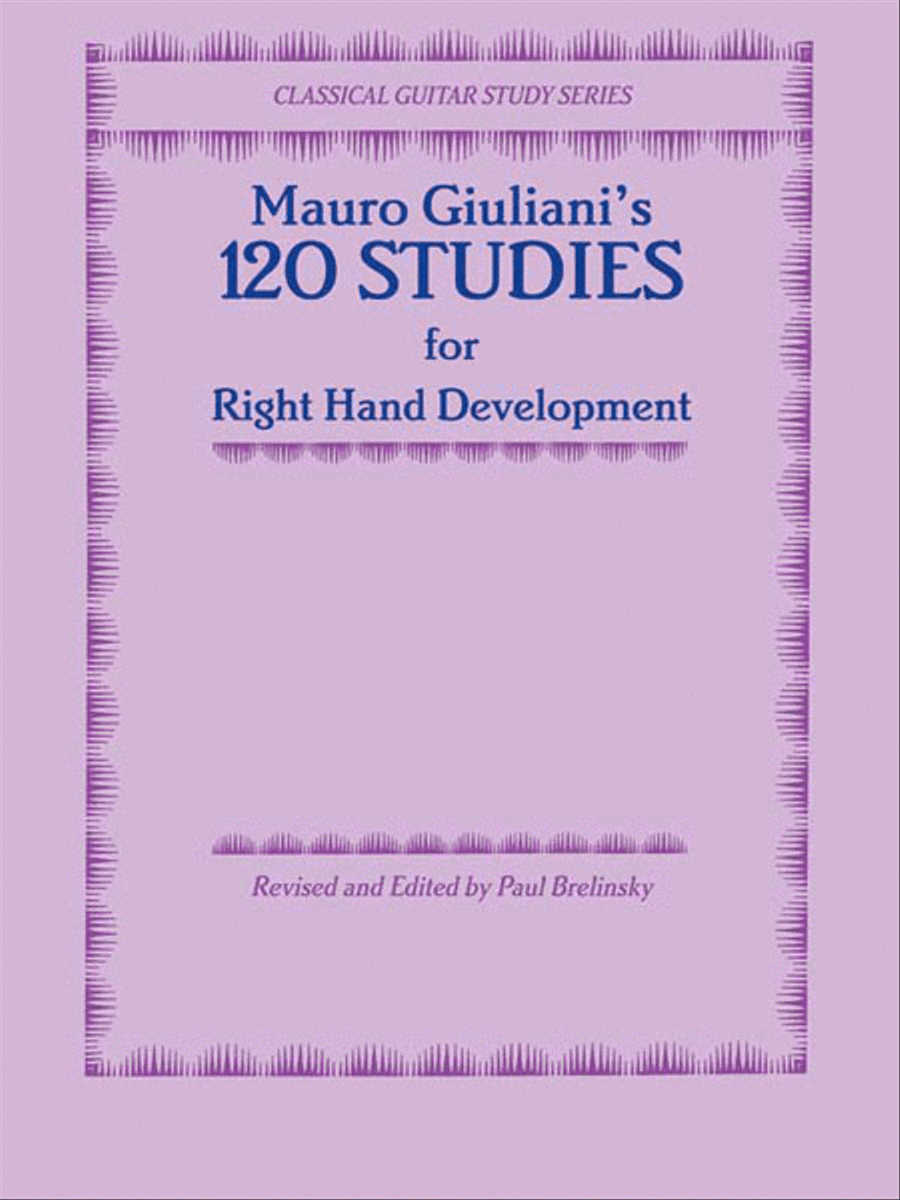 120 Studies for Right Hand Development Acoustic Guitar scores gallery preview page 1