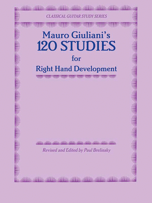 Book cover for 120 Studies for Right Hand Development