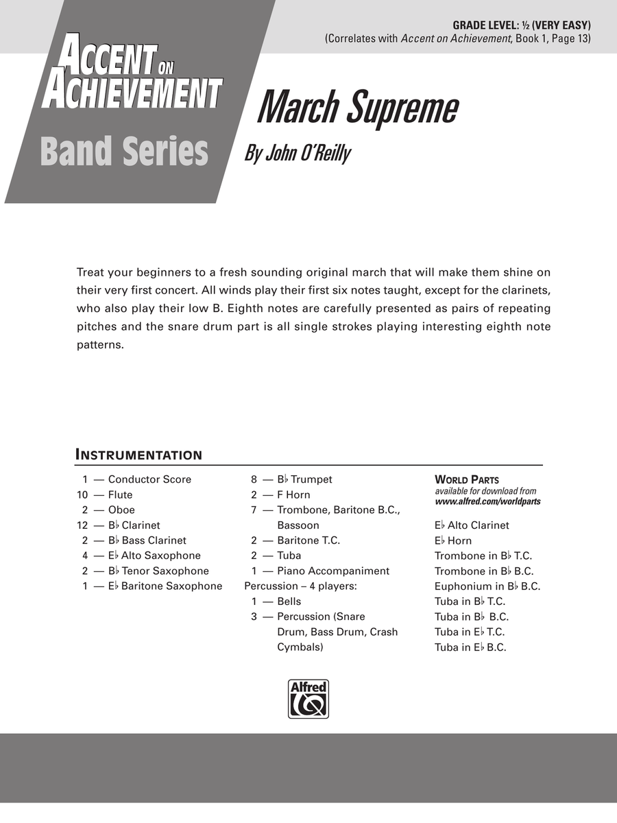 March Supreme: Score
