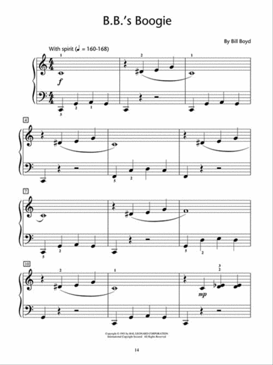 Piano Recital Showcase – Book 1 Piano Method scores gallery preview page 5