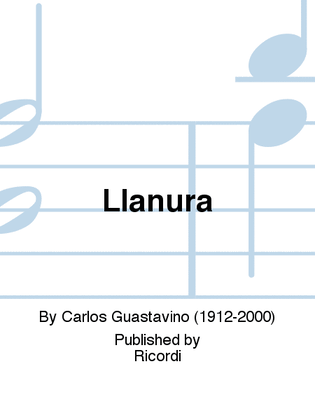 Book cover for Llanura
