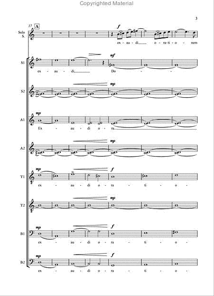 Contrition for SSAATTBB Choir and Soprano Solo SSAATTBB scores gallery preview page 4