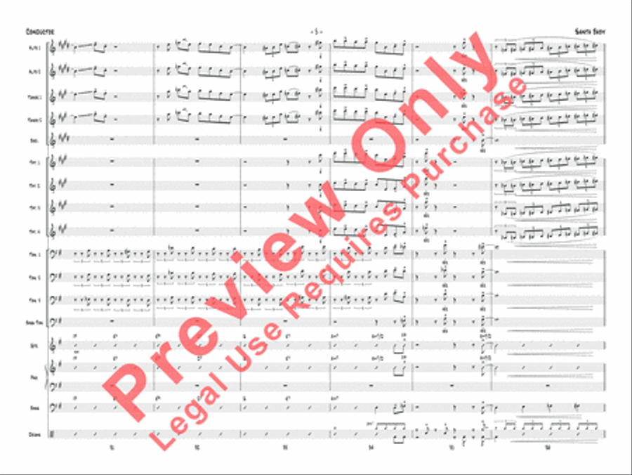 Santa Baby Jazz Ensemble scores gallery preview page 26