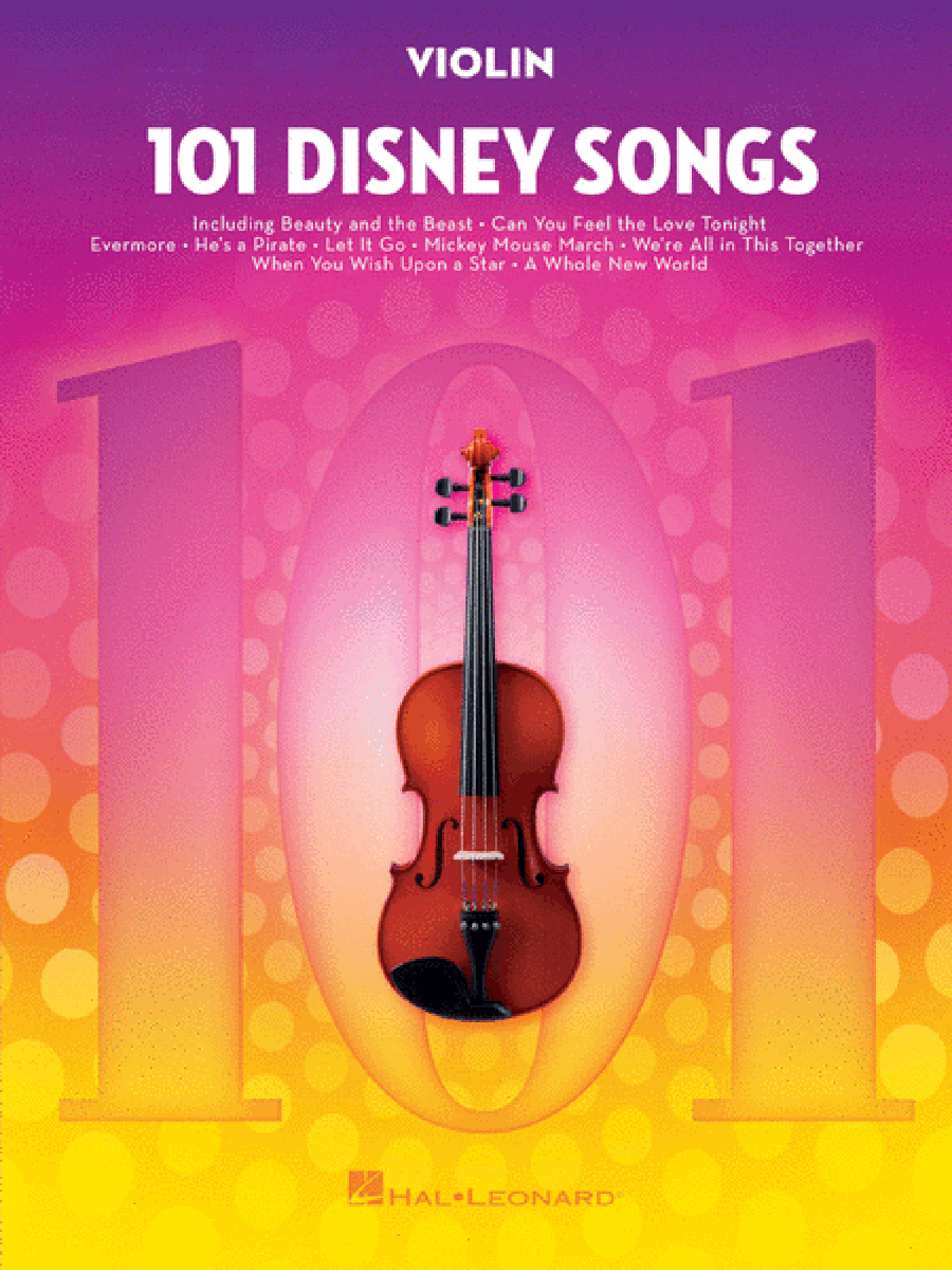 101 Disney Songs Violin Solo scores gallery preview page 1