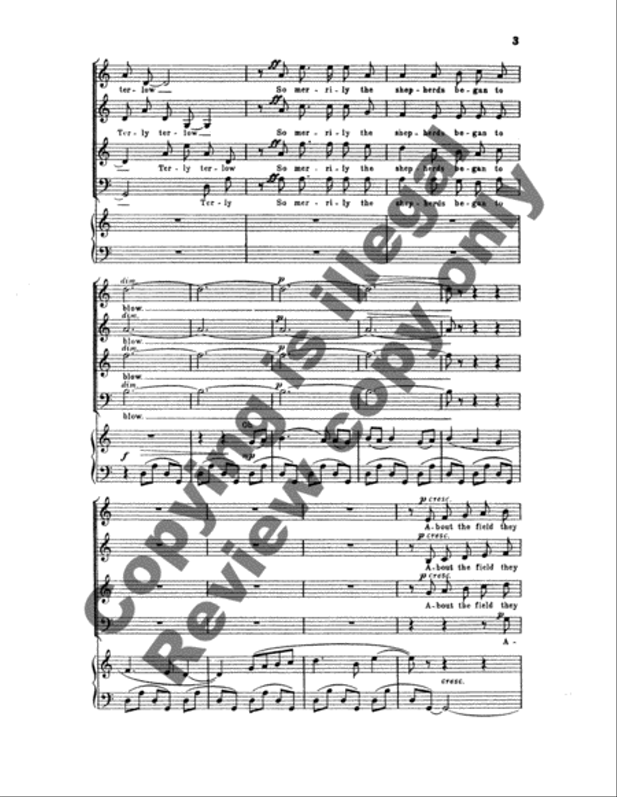 Terly Terlow 4-Part scores gallery preview page 7