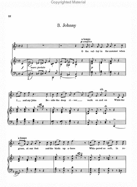 Cabaret Songs by Benjamin Britten Medium Voice - Sheet Music