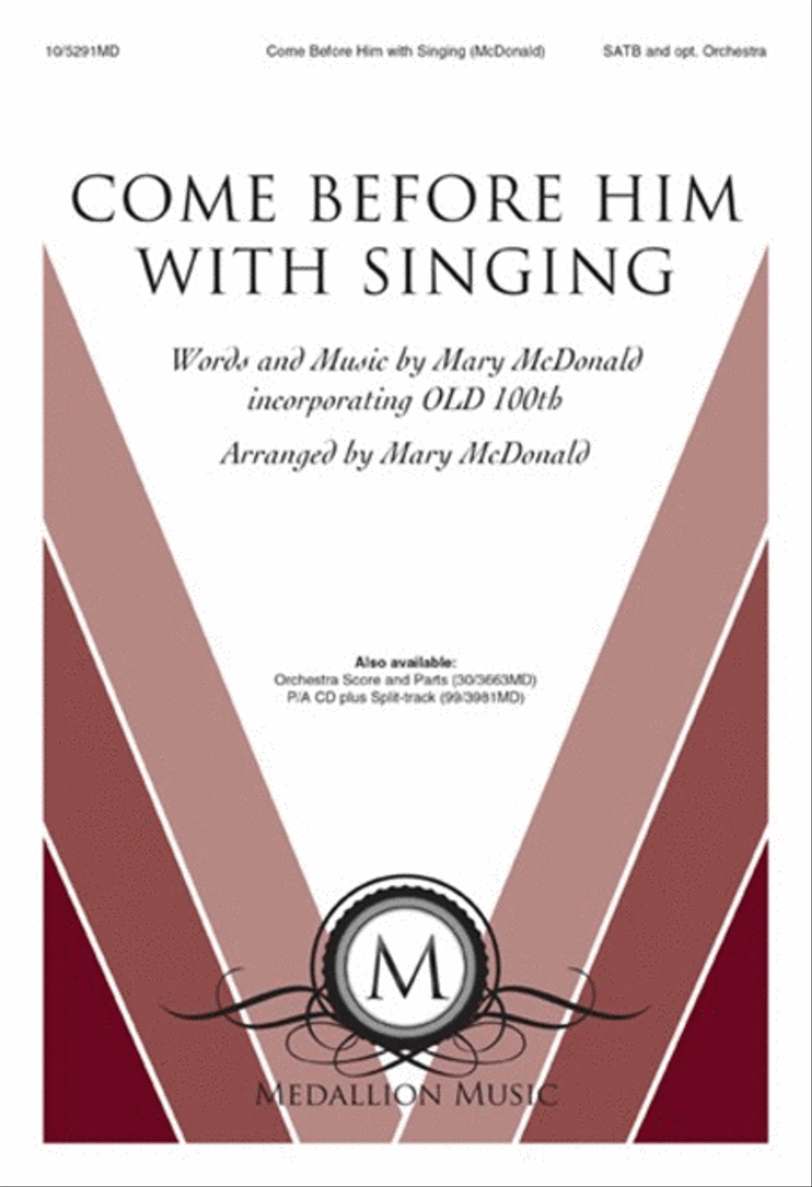 Come Before Him with Singing 4-Part scores gallery preview page 1