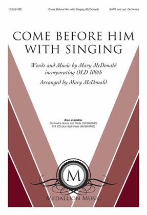 Book cover for Come Before Him with Singing
