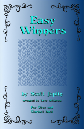 Book cover for The Easy Winners, Duet for Oboe and Clarinet