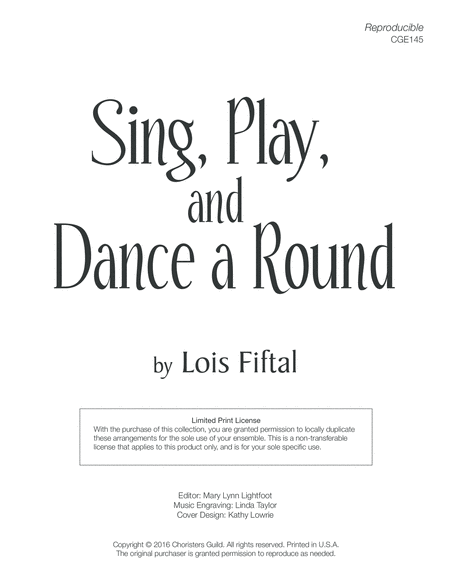 Sing, Play, and Dance a Round