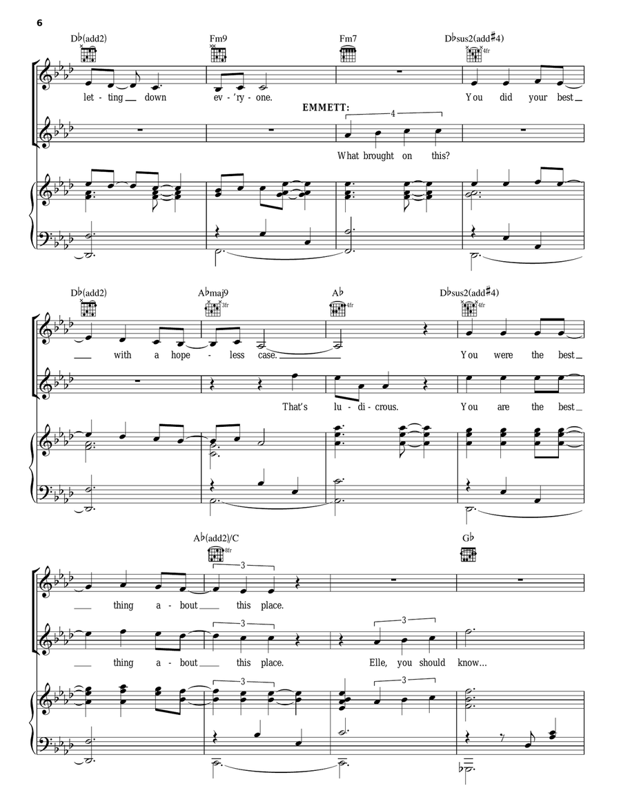 Legally Blonde Piano, Vocal, Guitar scores gallery preview page 6