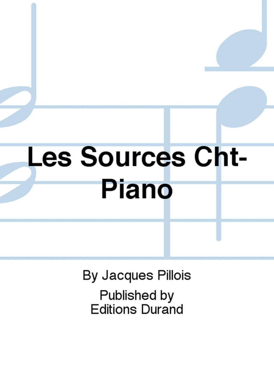 Les Sources Cht-Piano