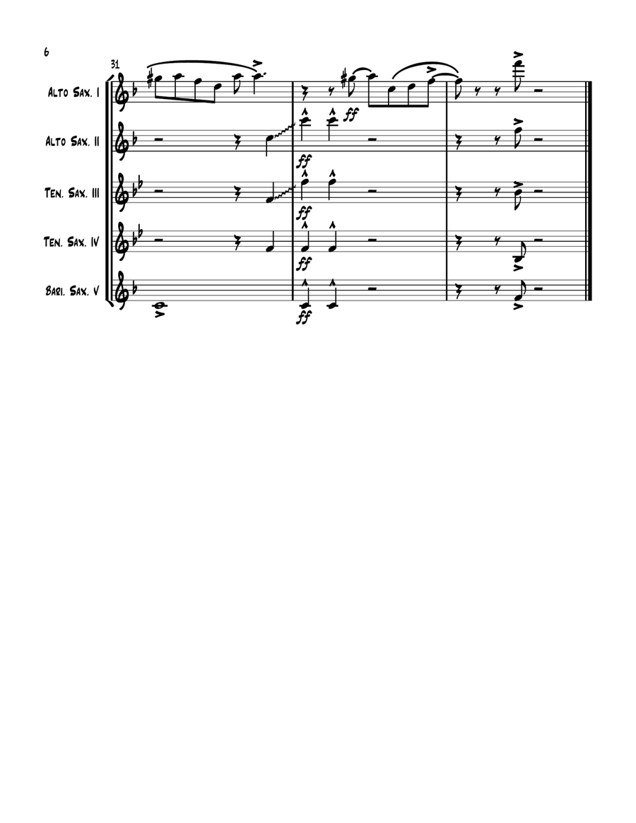 The Nanny Named Fran Woodwind Ensemble scores gallery preview page 6