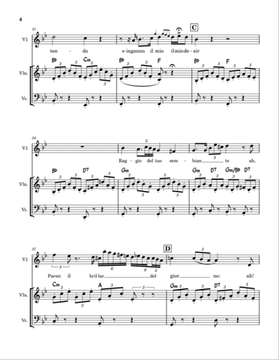 In The Cage Piano, Vocal, Guitar scores gallery preview page 4