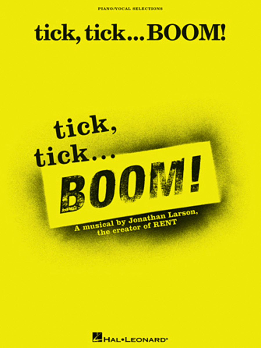 tick, tick ... BOOM! Piano, Vocal scores gallery preview page 1