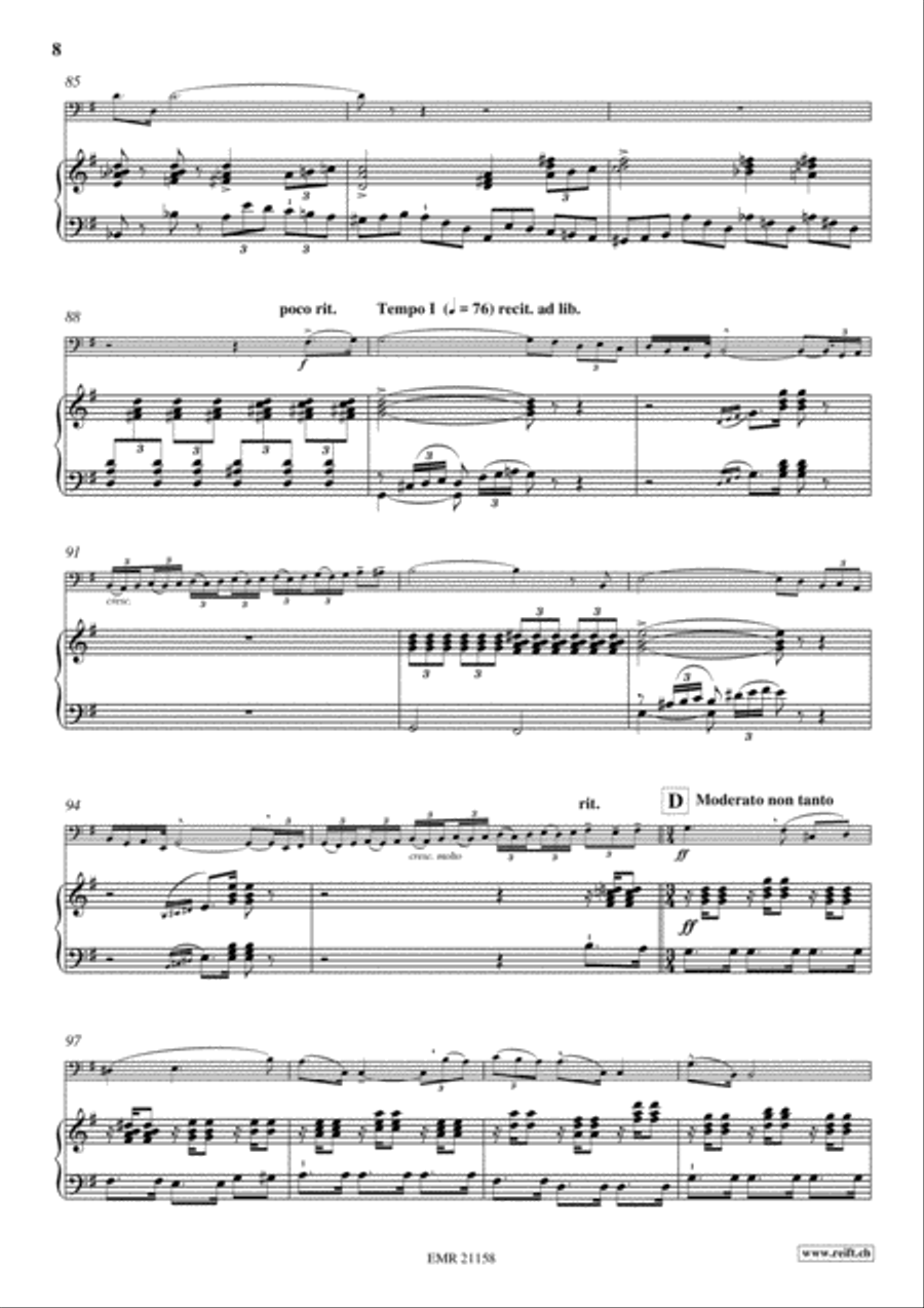 Concerto No. 2 Bass Trombone scores gallery preview page 8