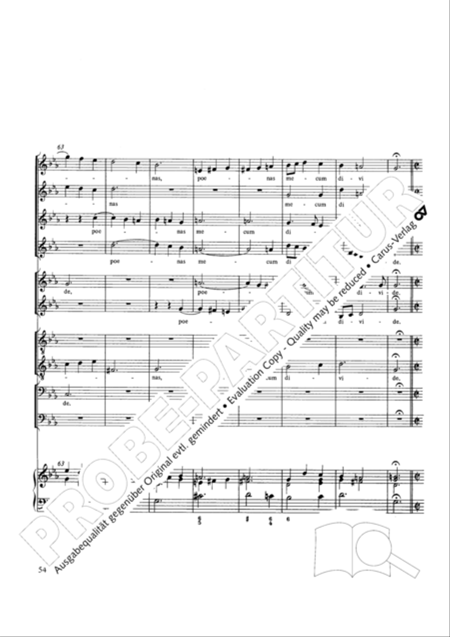 Stabat mater Choir scores gallery preview page 54