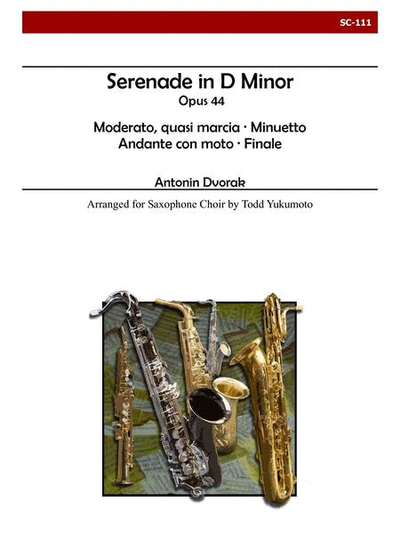 Serenade, Op. 44 for Saxophone Choir image number null