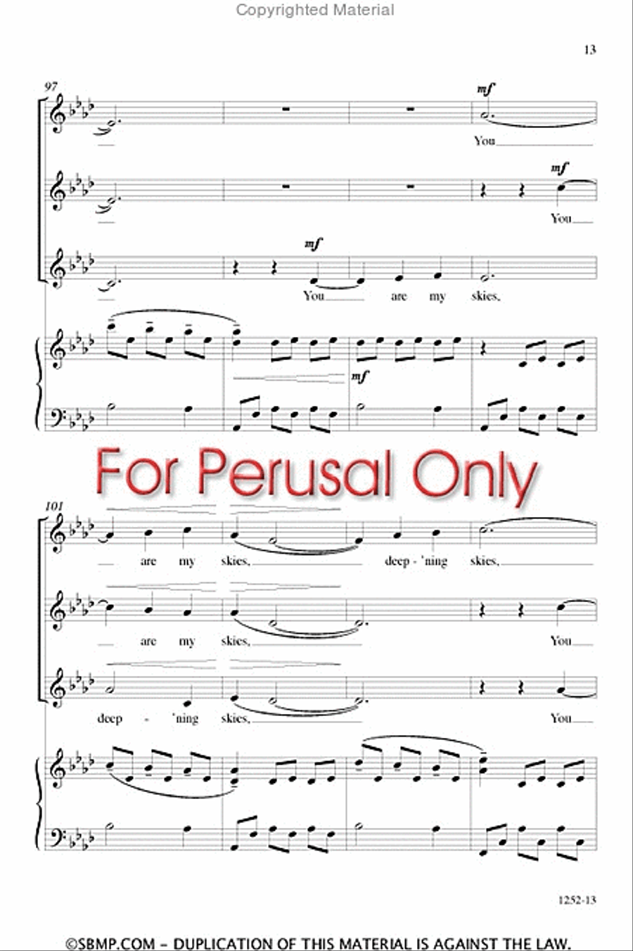 Give Me Your Stars to Hold - SSA Octavo SSA scores gallery preview page 12