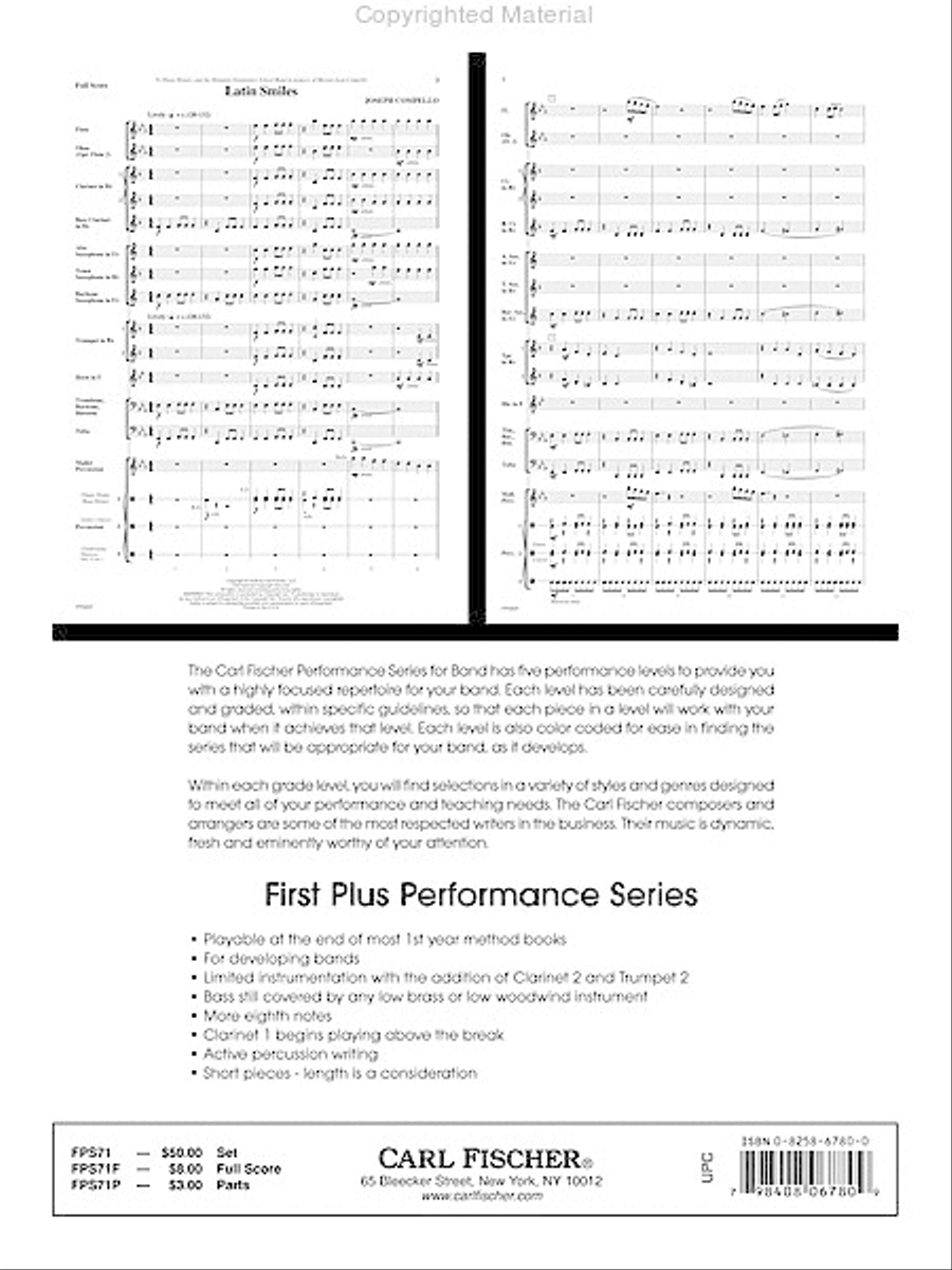 The Pursuit of Knowledge Concert Band scores gallery preview page 17