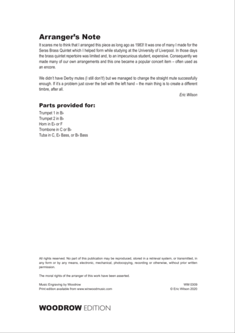 Dance of the Swans Brass Ensemble scores gallery preview page 2