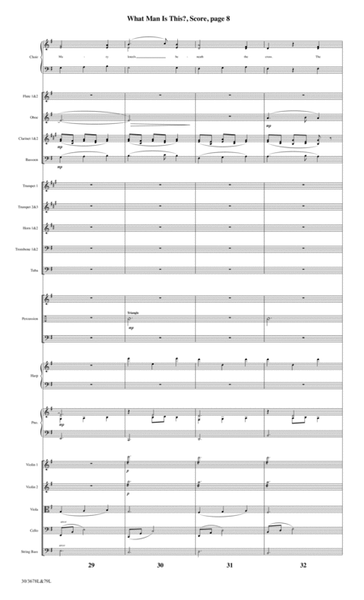 What Man Is This? - Orchestral Score and Parts