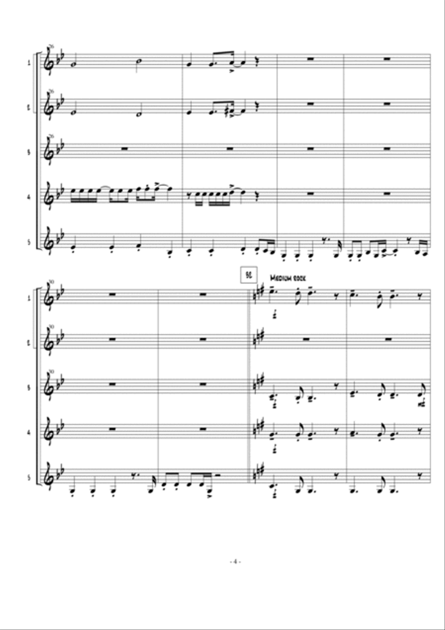 Bohemian Rhapsody Bohemian Rhapsody Electric Guitar scores gallery preview page 5