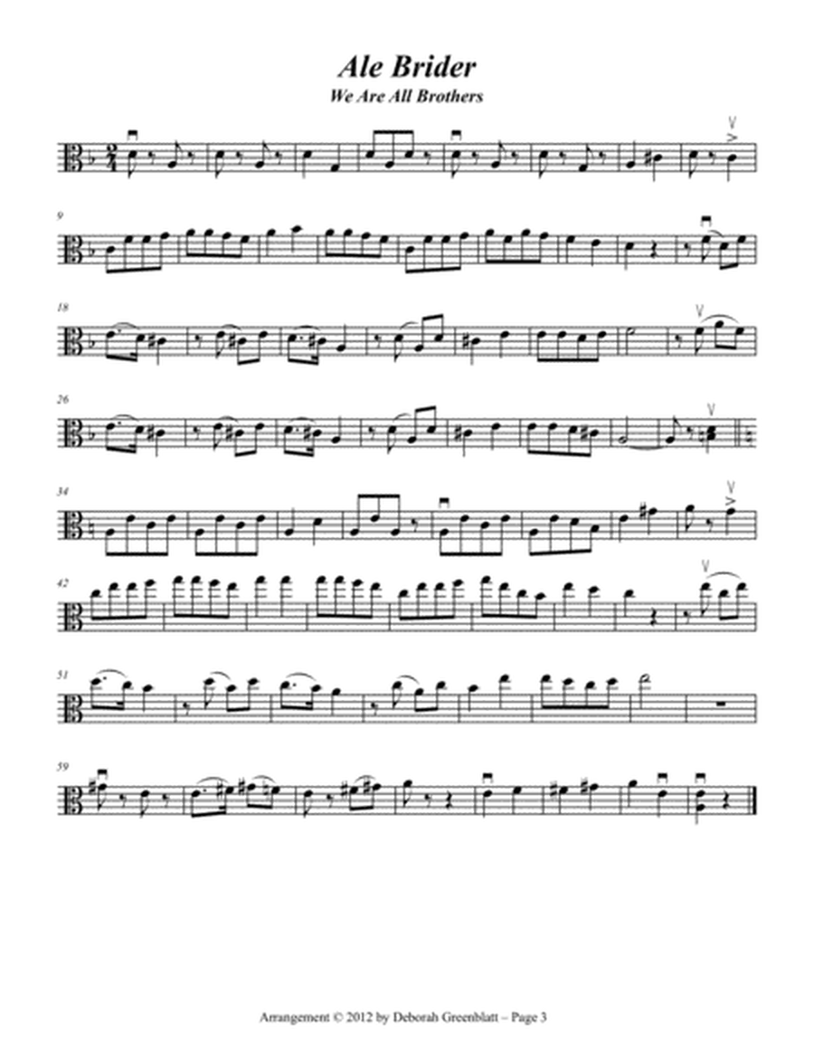Klezmer Trios for Strings - Viola C