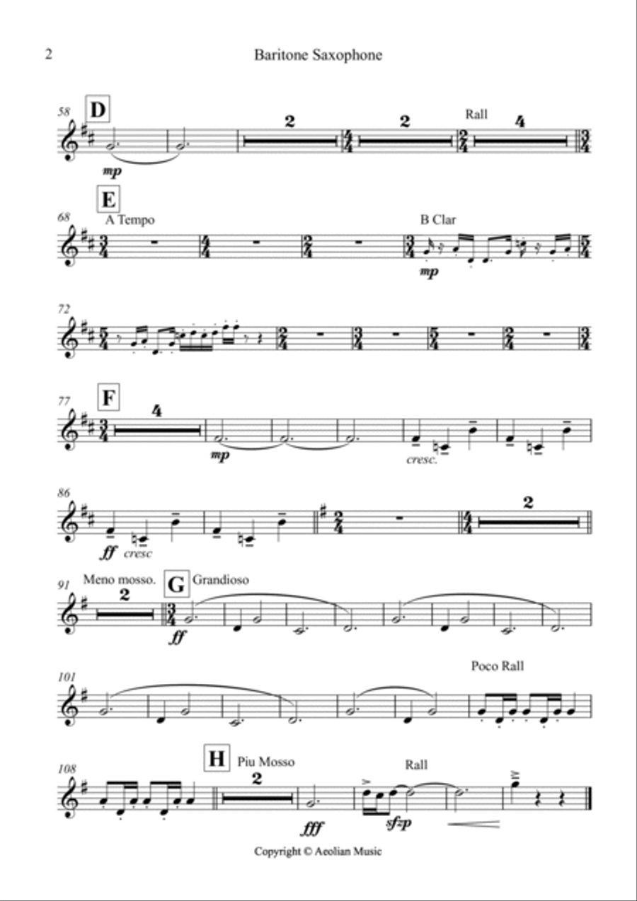 Fanfare Parade And Celebration Concert Band scores gallery preview page 4